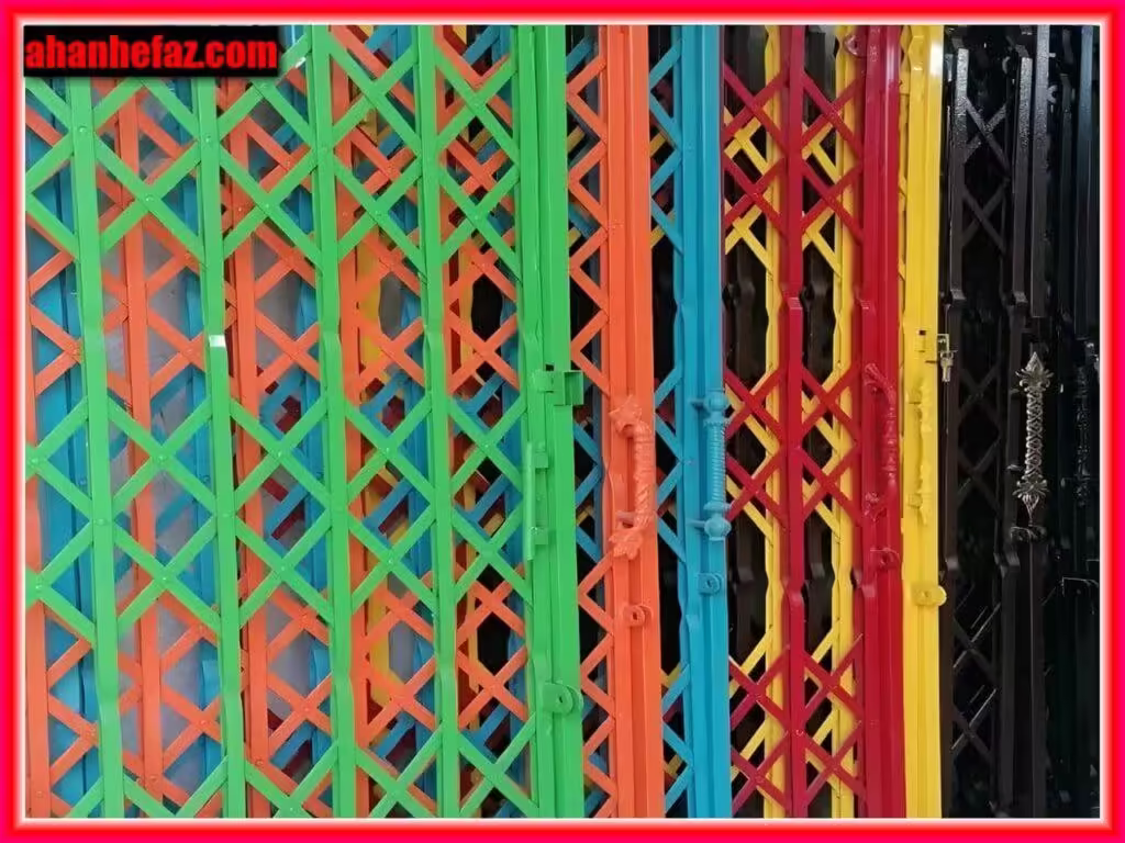 طراحی مدرن و کاربردی درب آکاردئونی