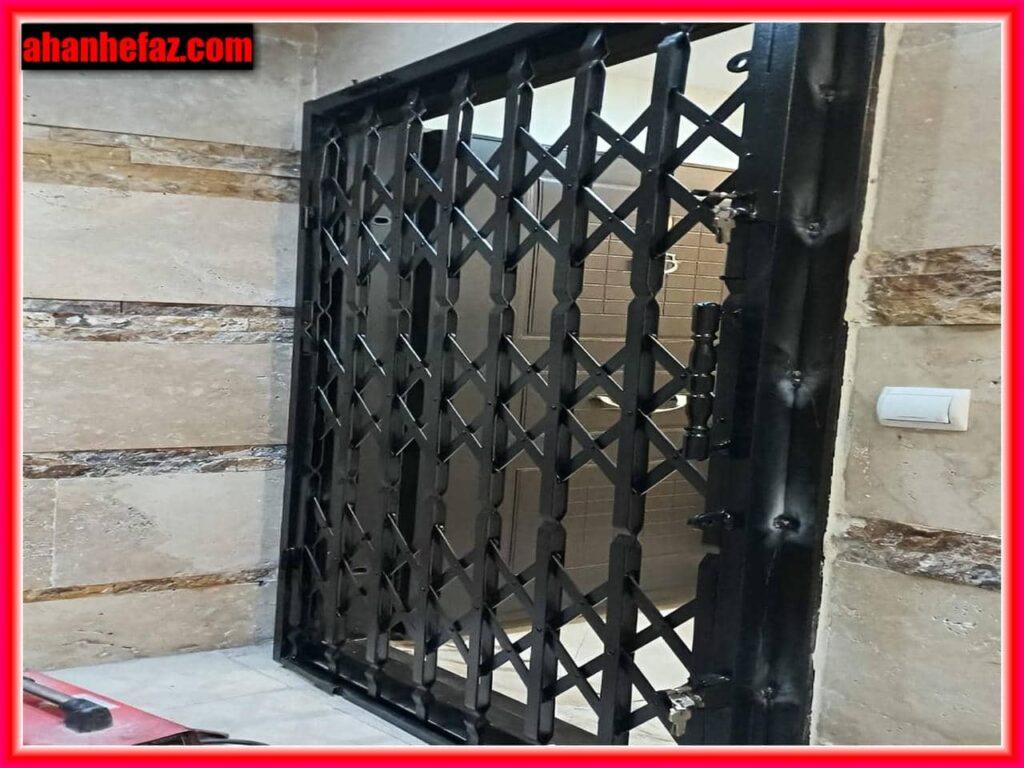 مدل 3 ردیف لوزی با پرچ مخفی درب آکاردئونی