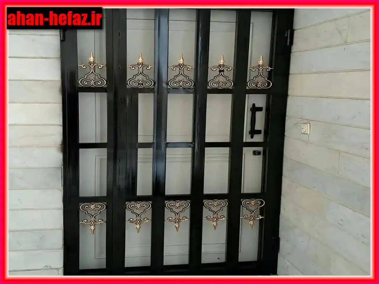 مدل&zwnj;های سفارشی حفاظ درب آپارتمان لولایی