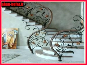 نرده فلزی فرفورژه زینتی