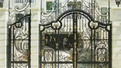 انواع درب فرفورژه تک لنگه و دو لنگه