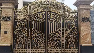 درب فرفورژه ورودی ساختمان