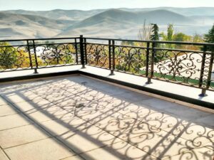 نرده فلزی تراس