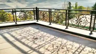نرده فلزی تراس