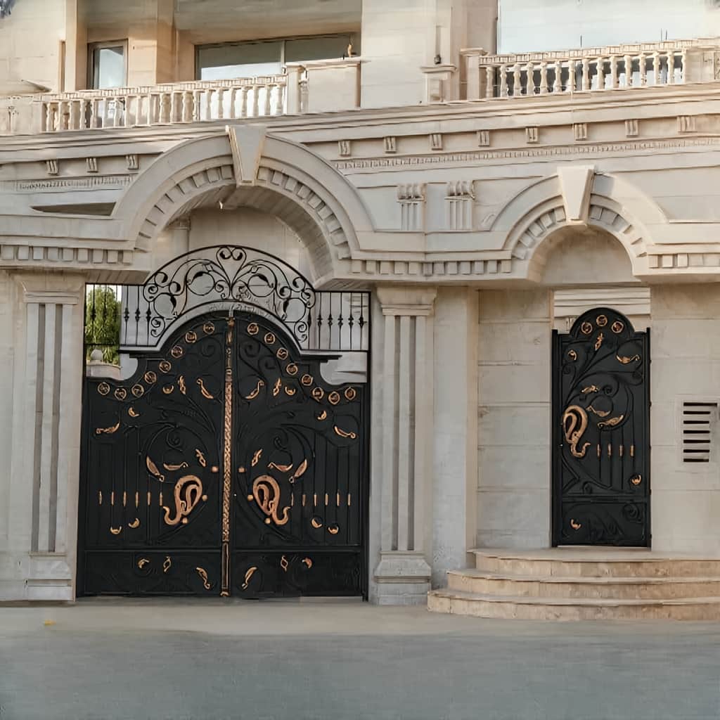 درب پروانه 2 درب پروانه ویلا