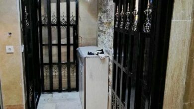 درب آکاردئونی فلزی ضدسرقت در طالقان