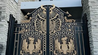درب حیاط در سنندج