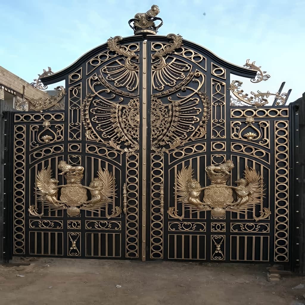 قیمت درب حیاط رنگ کوره ای در استان خوزستان