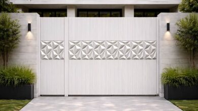 درب حیاط در بندر انزلی