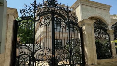 درب حیاط در اراک