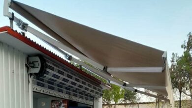 سایبان برقی بازویی اتوماتیک در یزد