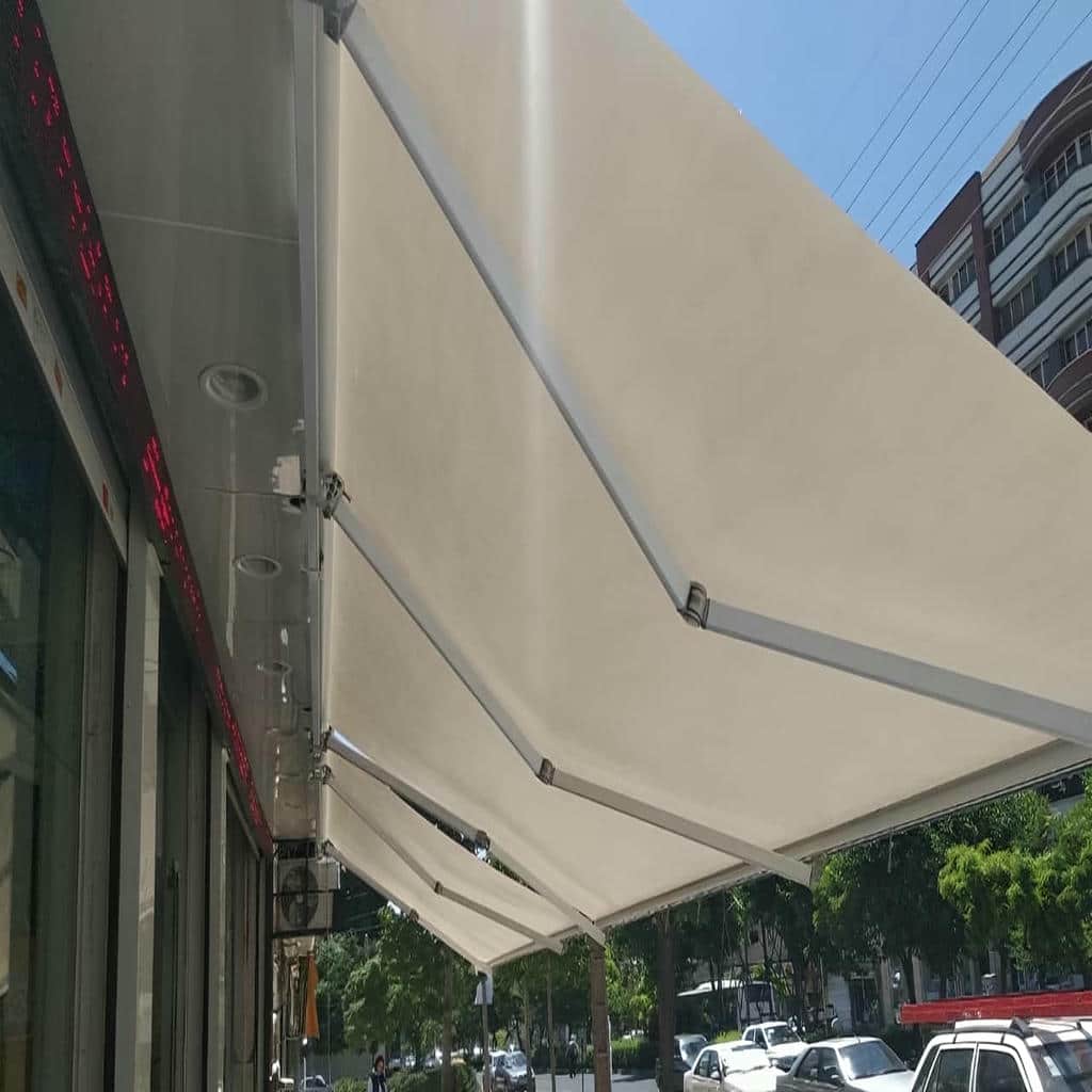 نصب سایبان برقی بازویی اتوماتیک موتور هماهنگ در سمنان
