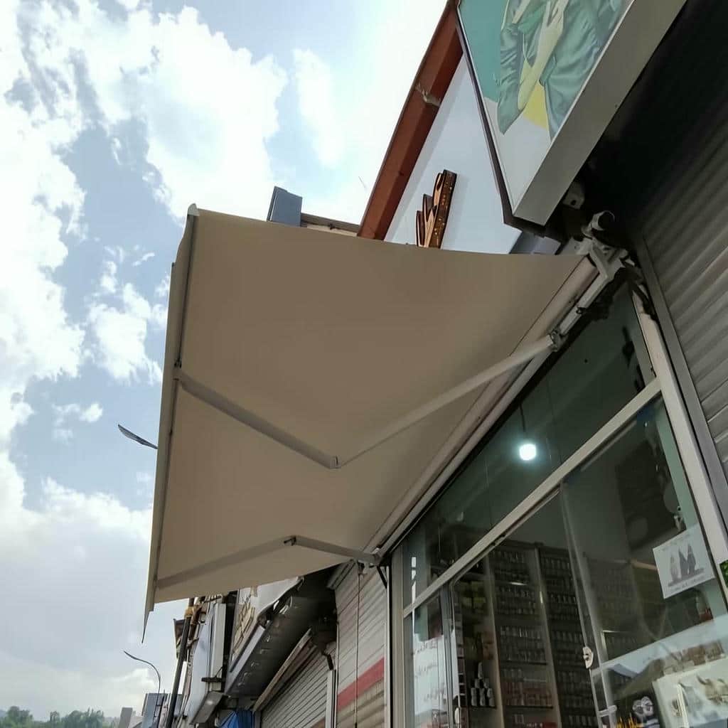 خرید سایبان برقی بازویی اتوماتیک مدرن در شهریار