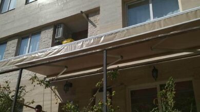 سایبان برقی بازویی اتوماتیک در پرند