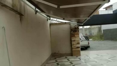 سایبان برقی بازویی اتوماتیک در فشم