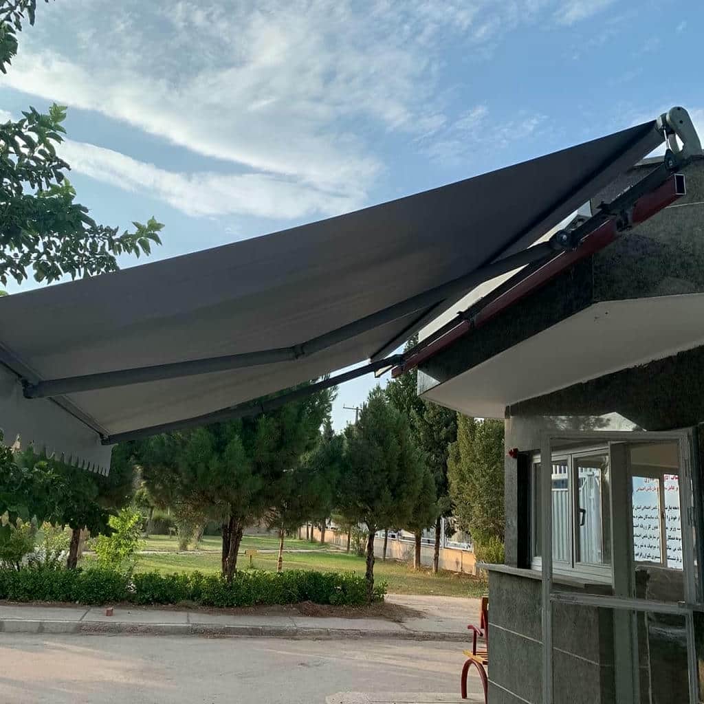 فروش سایبان برقی بازویی اتوماتیک مغازه در رشت