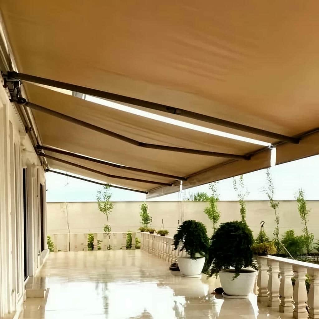 قیمت سایبان برقی بازویی اتوماتیک ضد UV در دماوند