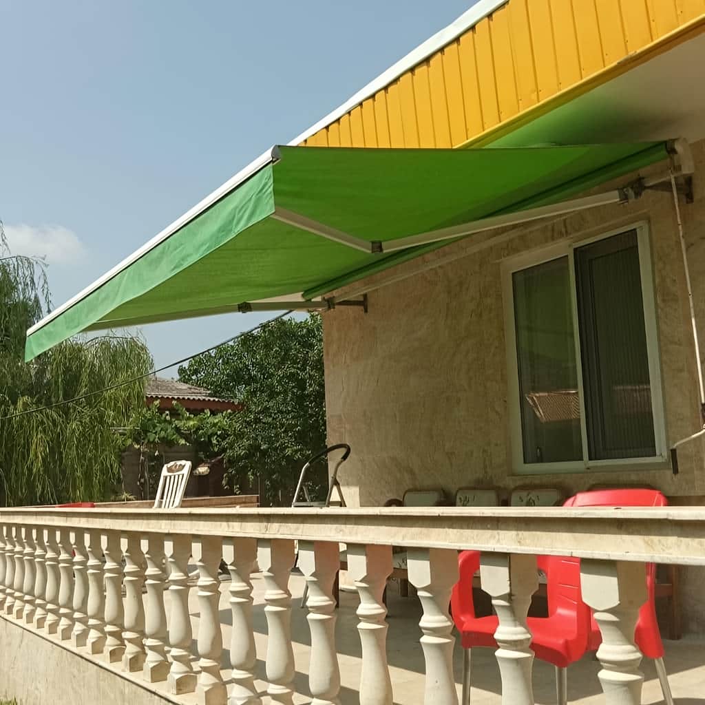 فروش سایبان برقی بازویی اتوماتیک پارکینگ در کرمان