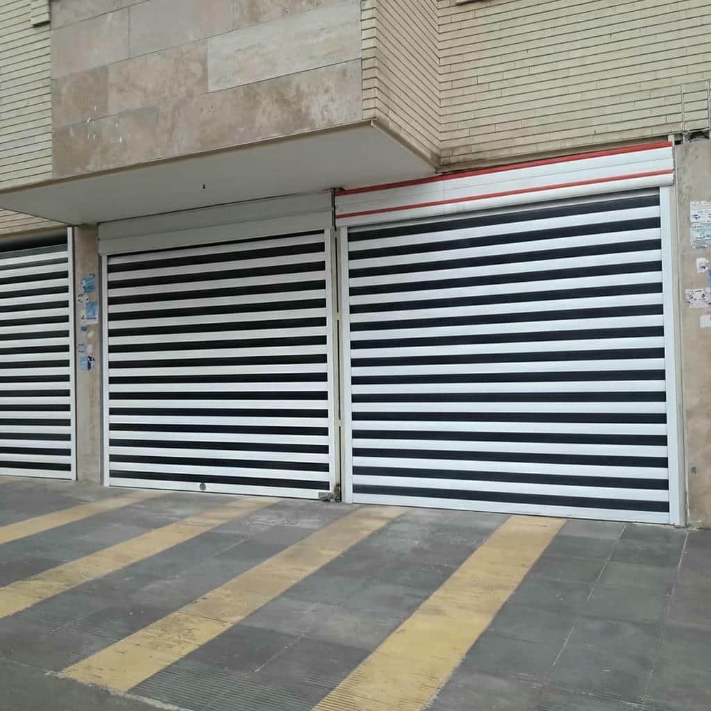 نصب کرکره برقی پارکینگ و مغازه در اشتهارد