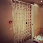 درب آکاردئونی فلزی ضدسرقت در استان خوزستان