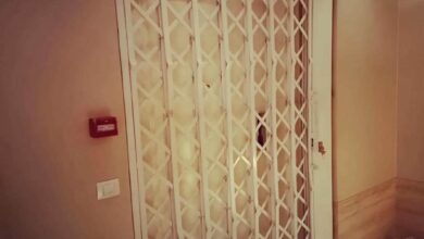 درب آکاردئونی فلزی ضدسرقت در استان خوزستان
