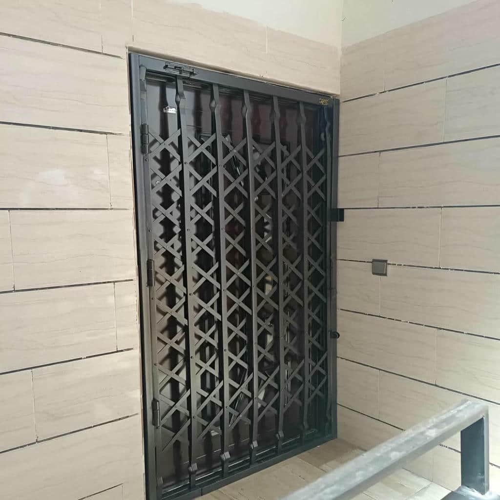 فروش درب آکاردئونی فلزی ضدسرقت تمام گل در استان خوزستان