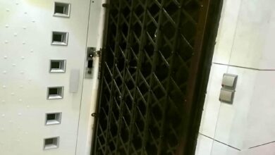 درب آکاردئونی فلزی ضدسرقت در دماوند