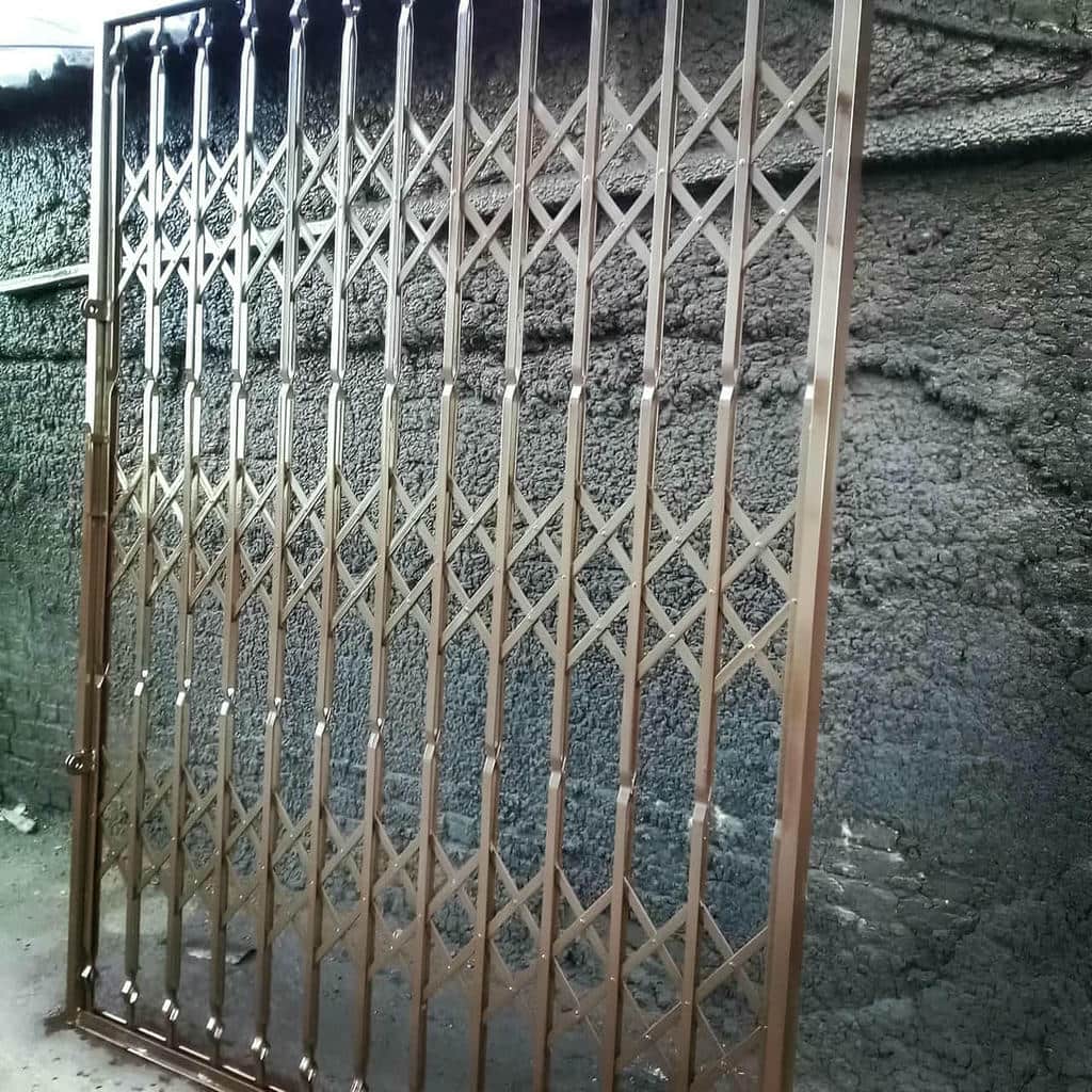 درب آکاردئونی فلزی ضدسرقت در سبزوار