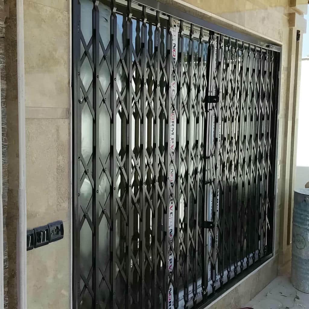 قیمت درب آکاردئونی فلزی ضدسرقت سه گل در پرند