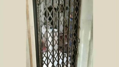 درب آکاردئونی فلزی ضدسرقت در هشتگرد