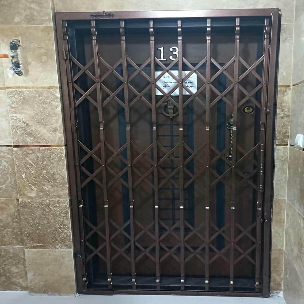 کارخانه درب آکاردئونی فلزی ضدسرقت قفل مخفی در سمنان