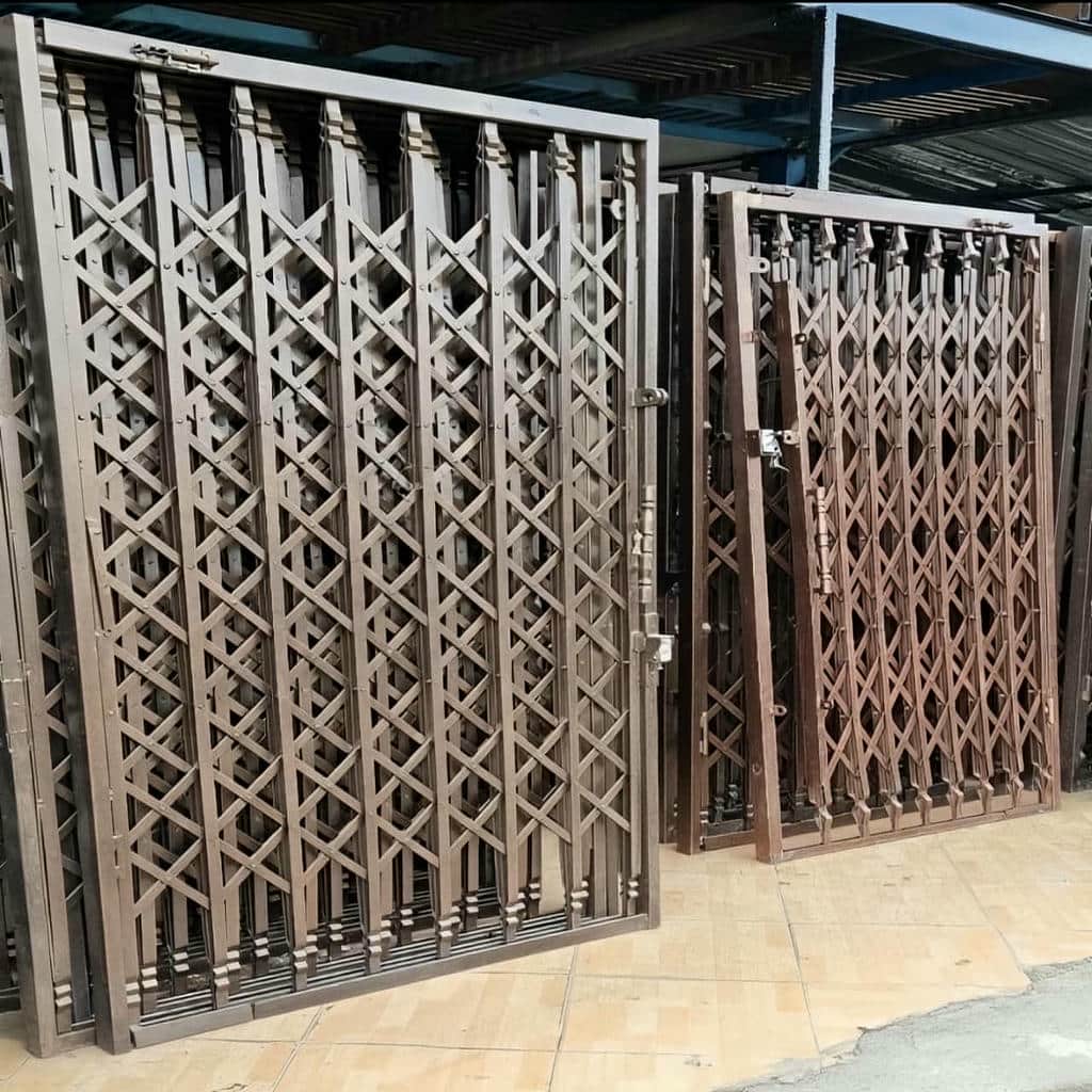 خرید درب آکاردئونی فلزی ضدسرقت دو گل در سنندج