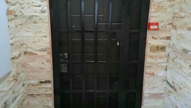 درب آکاردئونی فلزی ضدسرقت در بندر بوشهر