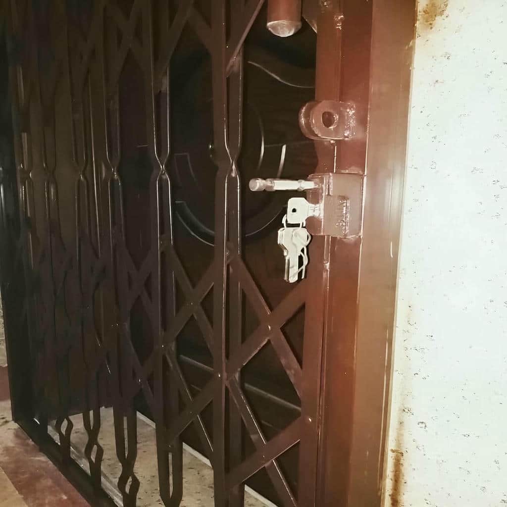 کارخانه درب آکاردئونی فلزی ضدسرقت پروفیل هماهنگ در قشم