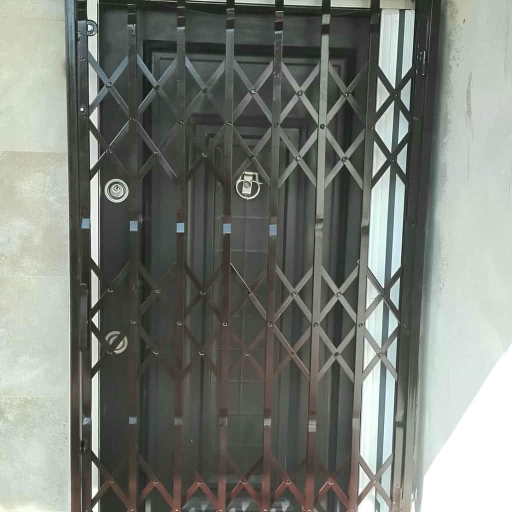 خرید درب آکاردئونی فلزی ضدسرقت دو گل در نوشهر