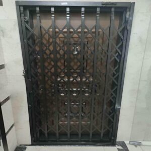 درب آکاردئونی فلزی ضدسرقت در آبادان