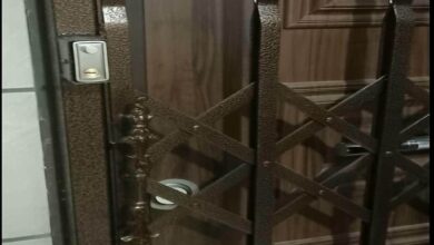 درب آکاردئونی فلزی ضدسرقت در خرم آباد