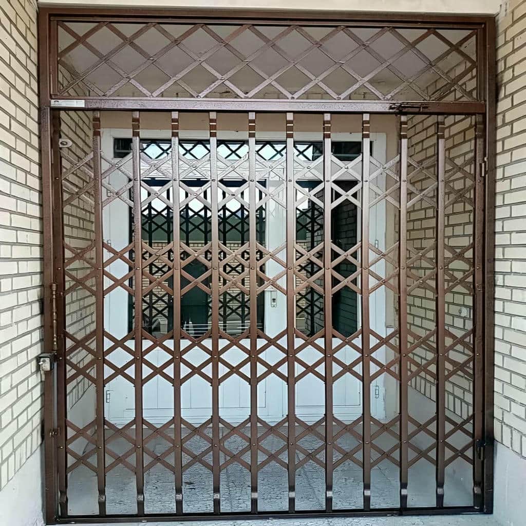 فروش درب آکاردئونی فلزی ضدسرقت تمام گل در ایلام