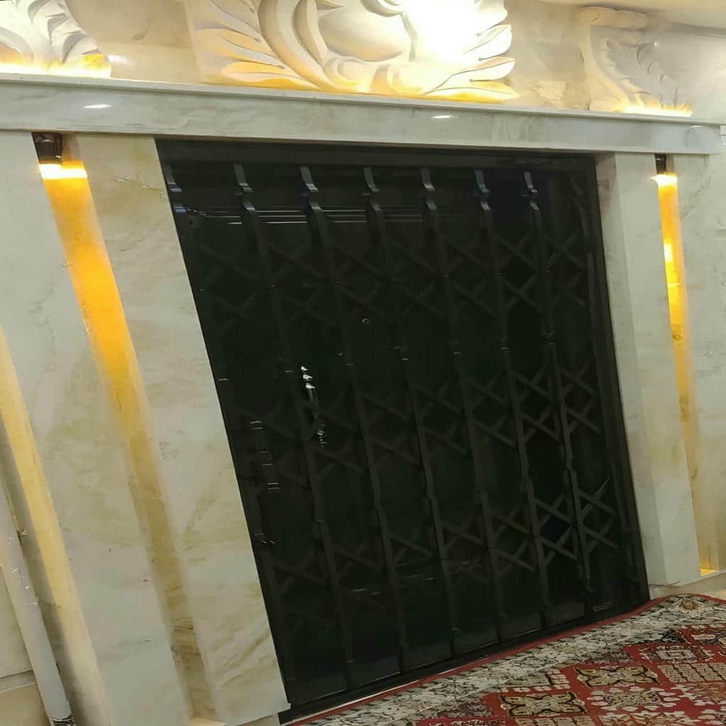 قیمت درب آکاردئونی فلزی ضدسرقت سه گل در نسیم شهر