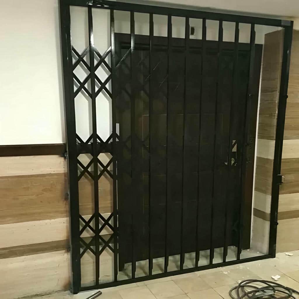 فروش درب آکاردئونی فلزی ضدسرقت تمام گل در بندر بوشهر