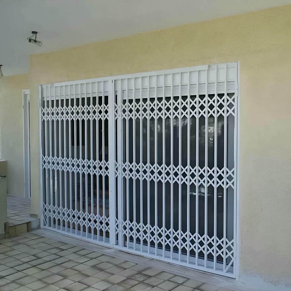 خرید درب آکاردئونی فلزی ضدسرقت دو گل در یاسوج