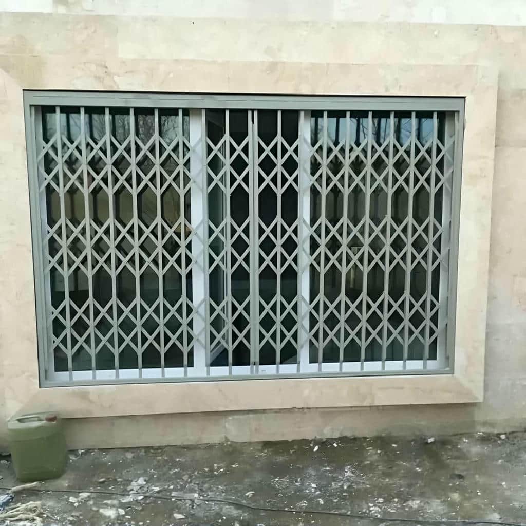 درب آکاردئونی فلزی ضدسرقت در ملارد