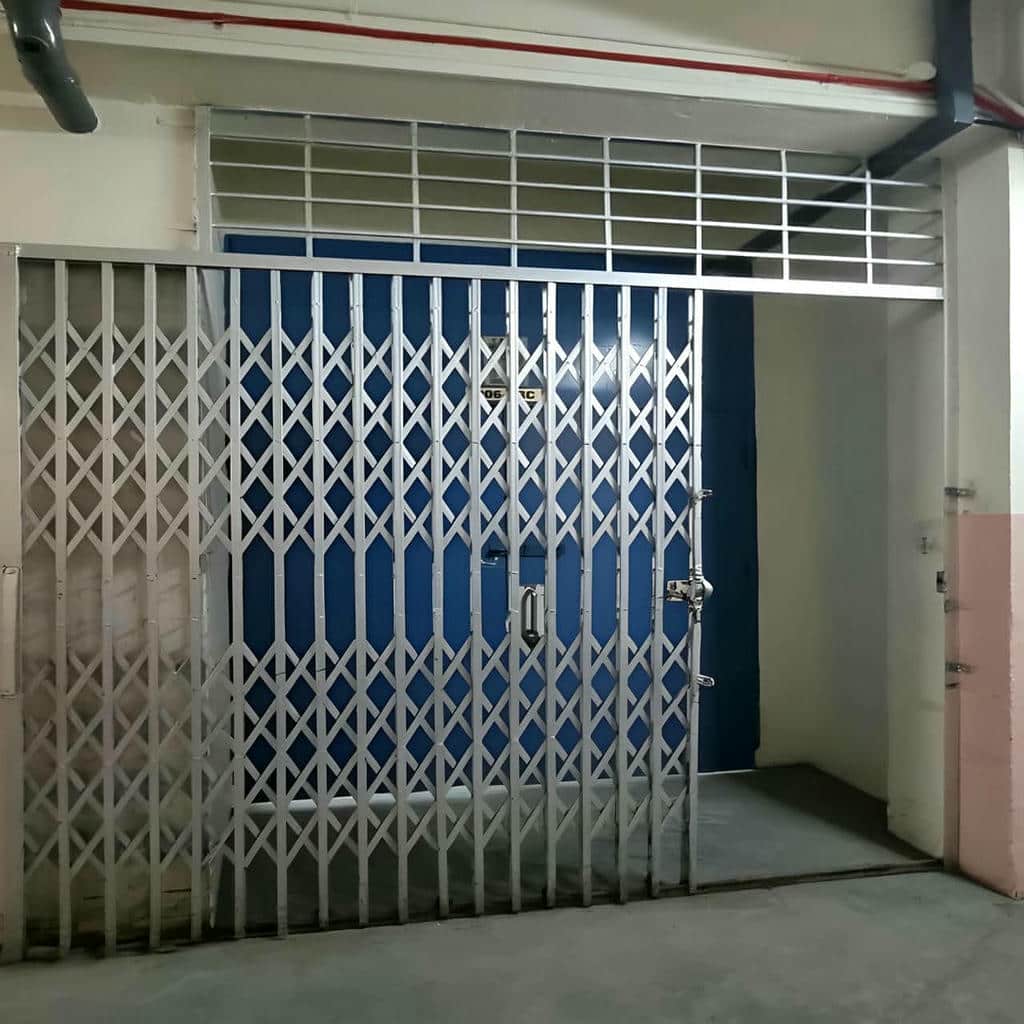 خرید درب آکاردئونی فلزی ضدسرقت دو گل در ساوه