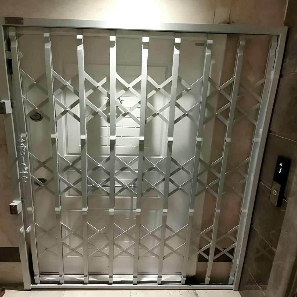 فروش درب آکاردئونی فلزی ضدسرقت تمام گل در مهرشهر کرج