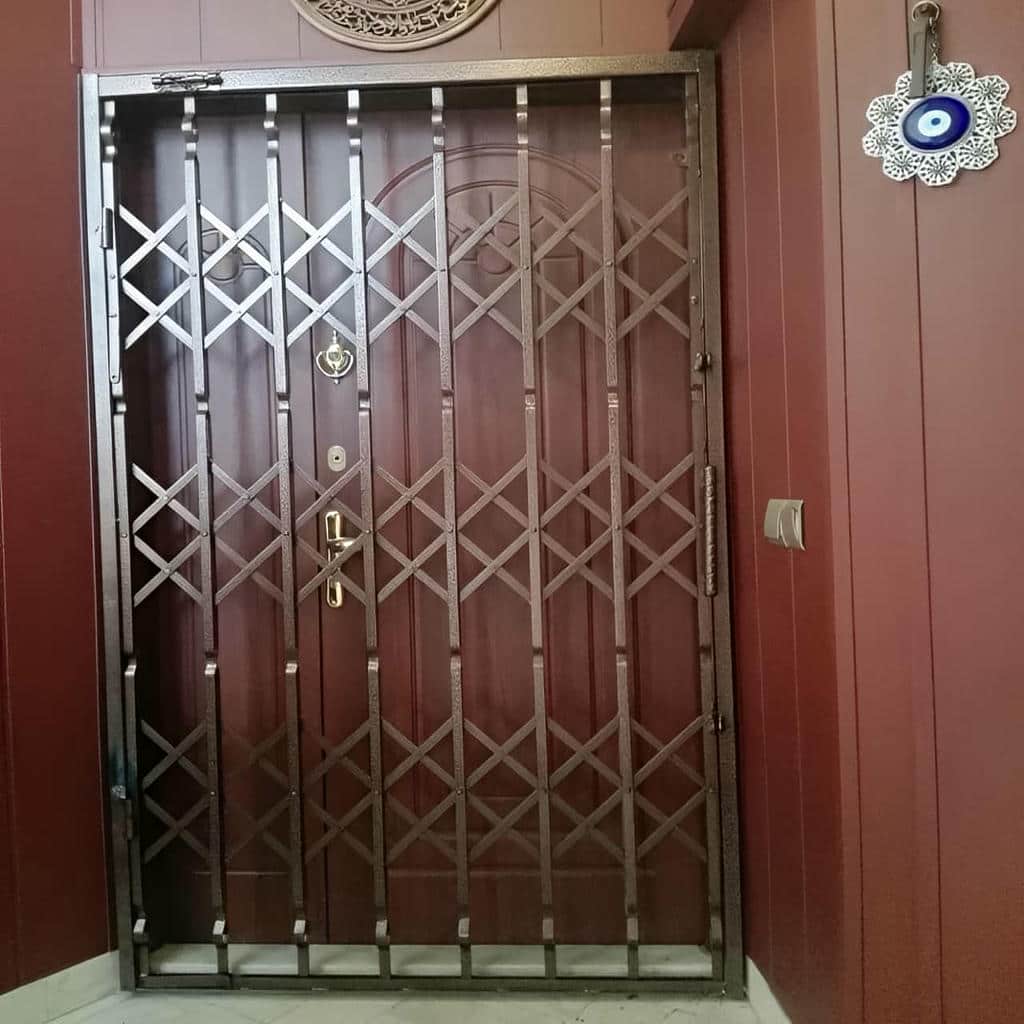 فروش درب آکاردئونی فلزی ضدسرقت تمام گل در سبزوار