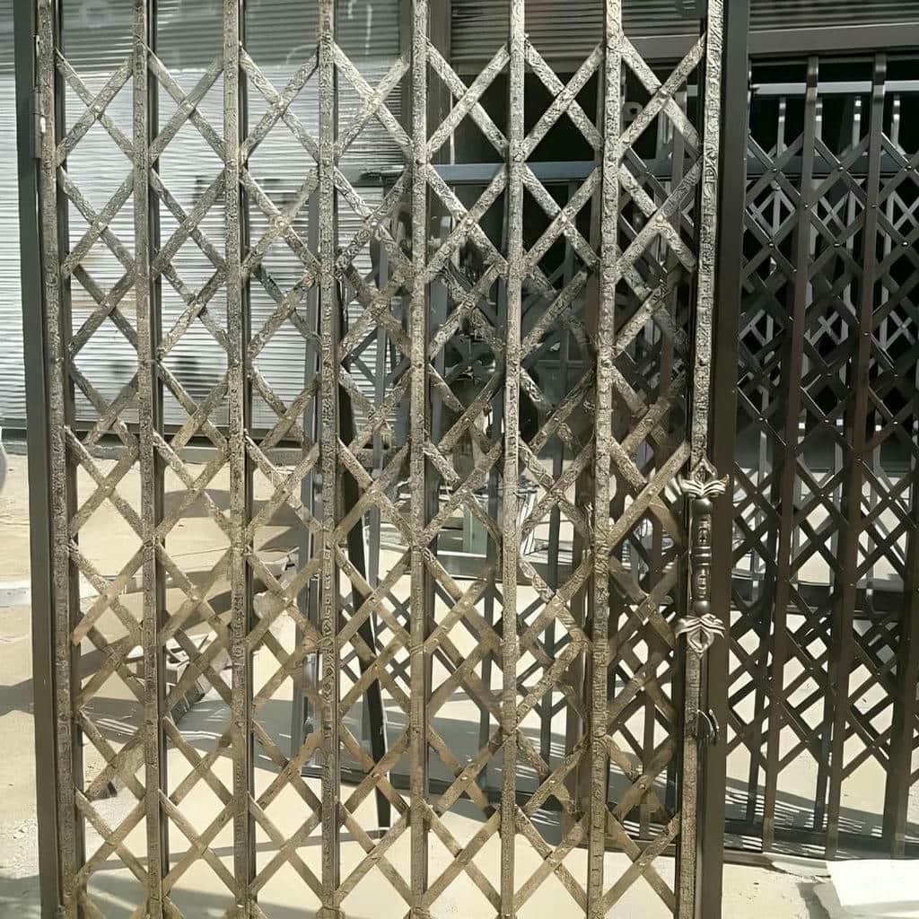 فروش درب آکاردئونی فلزی ضدسرقت تمام گل در تهران
