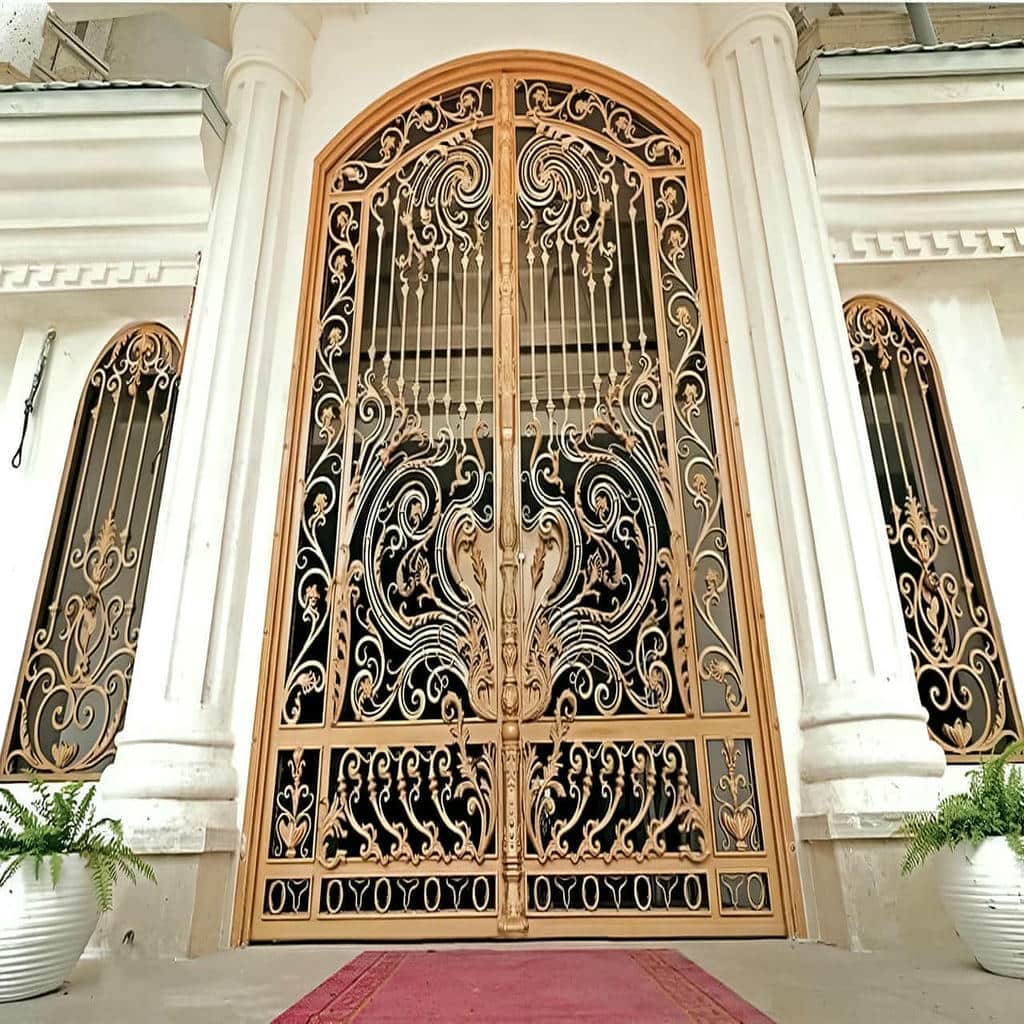 خرید درب حیاط فلزی مدرن در رشت