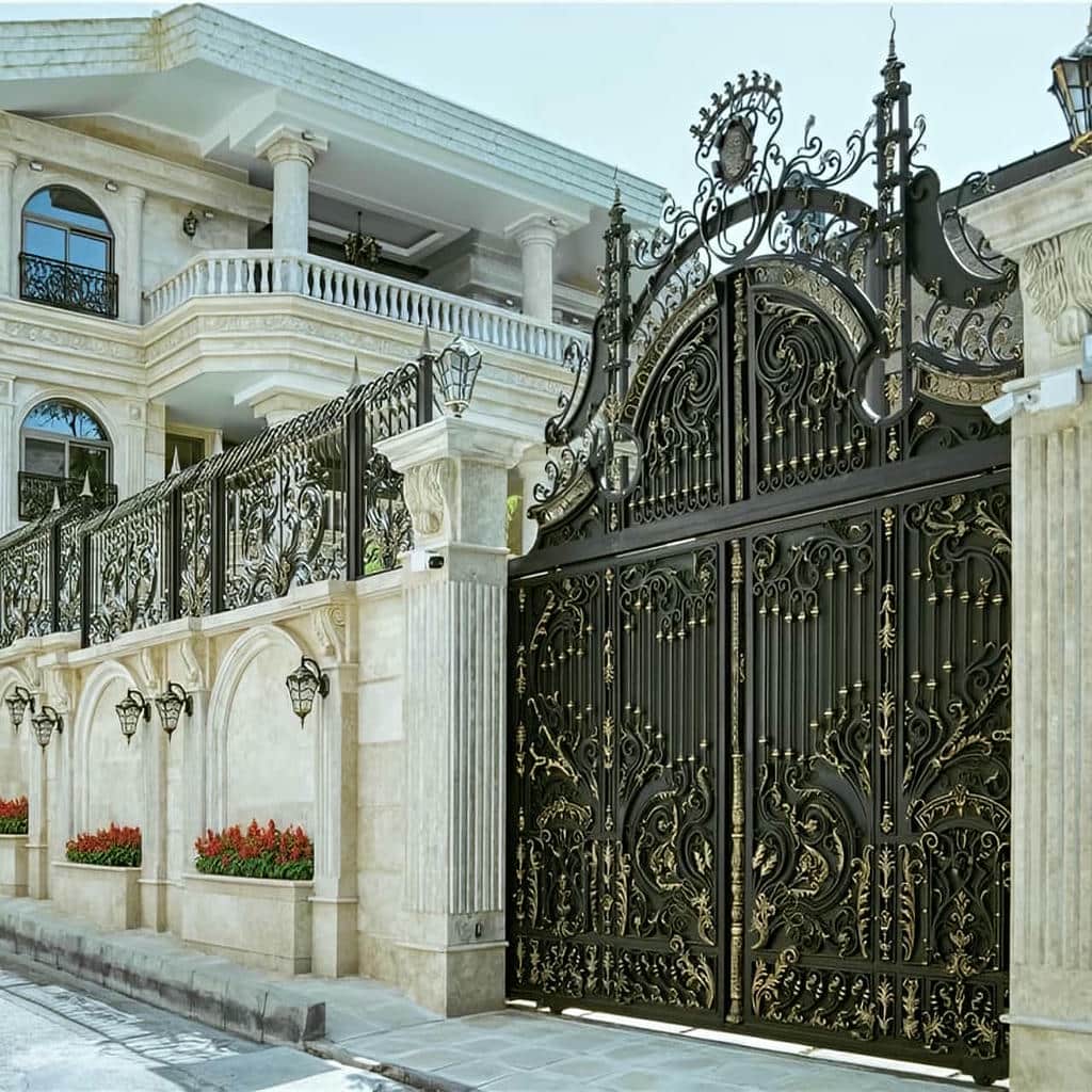قیمت درب حیاط فرفورژه در ساوه
