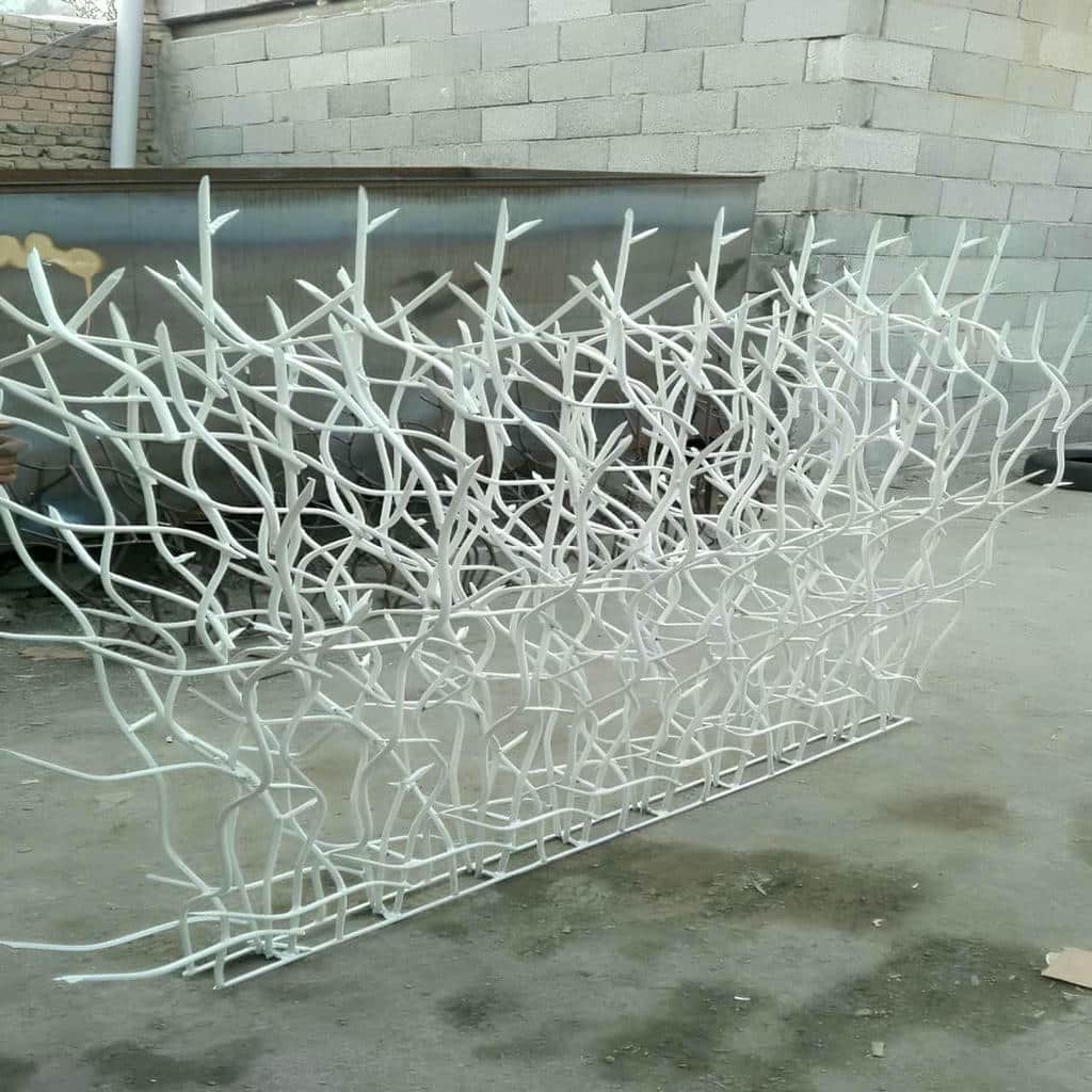 نصب حفاظ شاخ گوزنی رنگ الکترواستاتیک در نظرآباد