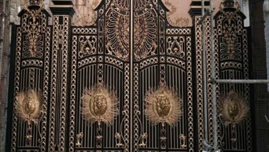 درب حیاط در لواسان